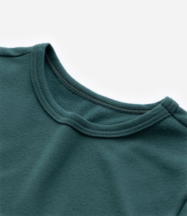 Remera Básica Infantil en Suedine con Etiqueta en el Bajo - Talle 1 al 5 años 6