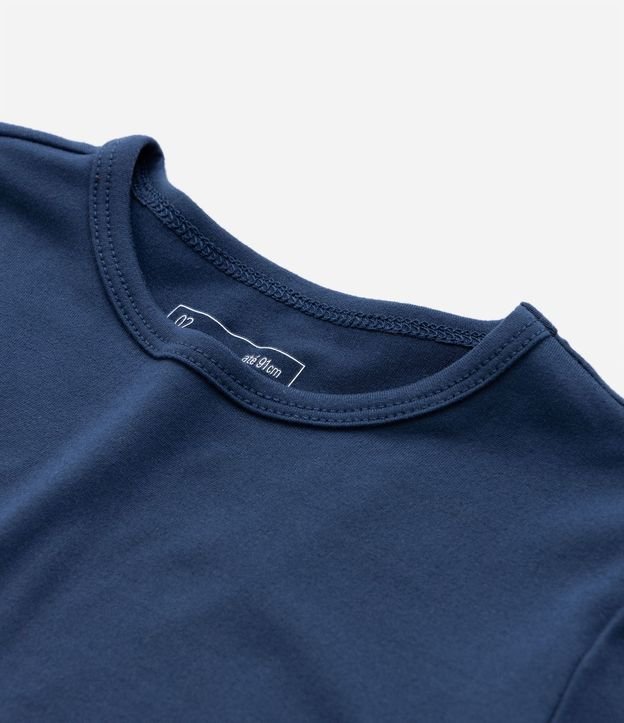 Remera Básica Infantil en Suedine con Etiqueta en el Bajo - Talle 1 al 5 años 4