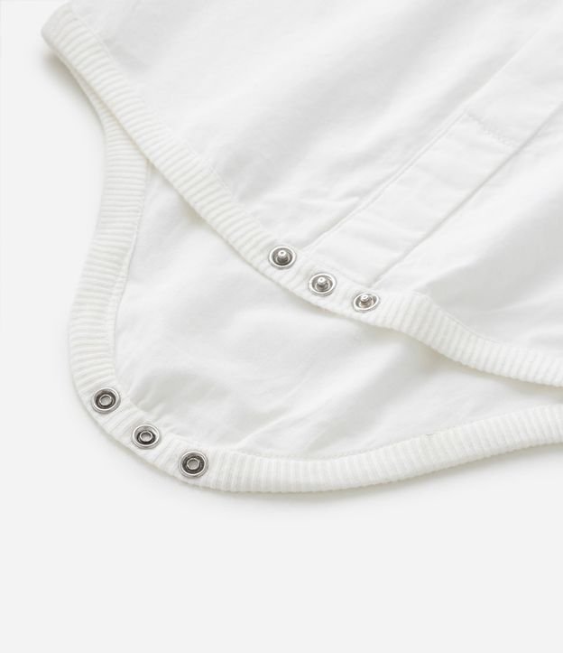 Body Camisa Infantil en Tricolina con Pequeño Bolsillo - Talle 03 a 18 meses 7