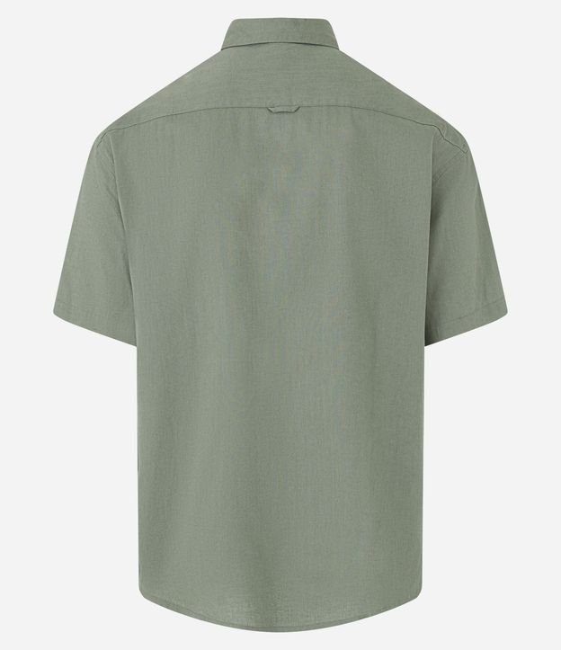Camisa Relaxed en Cáñamo con Bolsillo