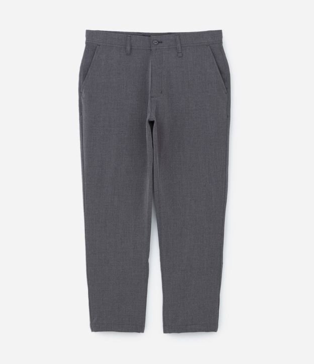 Pantalón Básica Slim Cropped Sastrería con Elastano 6
