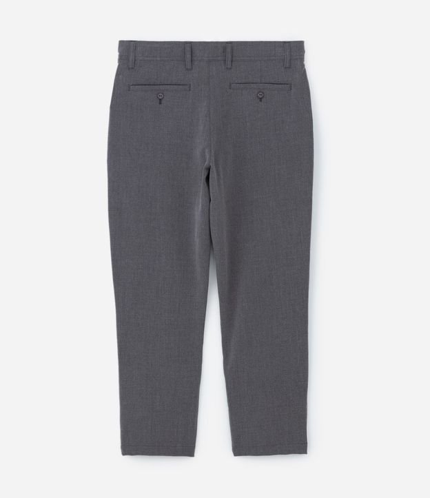 Pantalón Básica Slim Cropped Sastrería con Elastano 7