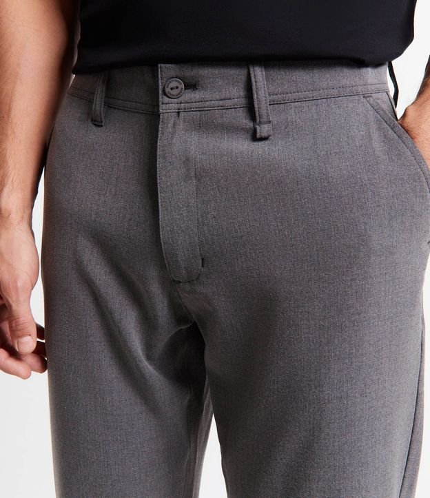 Pantalón Básica Slim Cropped Sastrería con Elastano 5