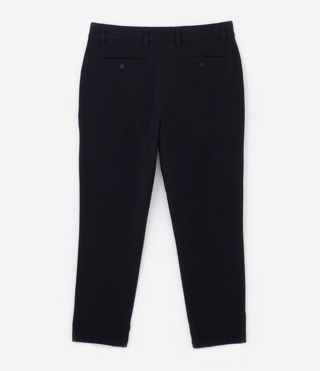 Pantalón Básica Slim Cropped Sastrería con Elastano 6