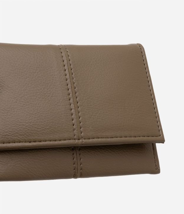 Billetera Plegable Pequeña con Pespunto 4