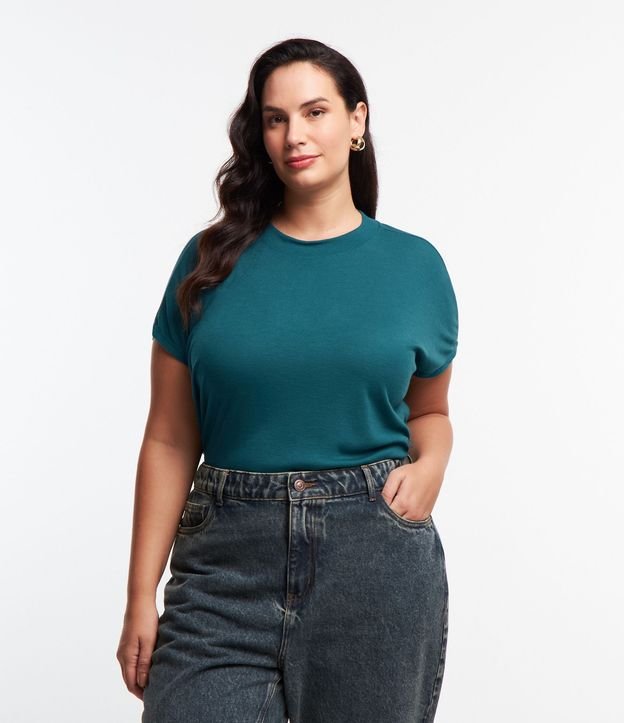 Blusa en Ribana sin Sisa Curve & Plus Size