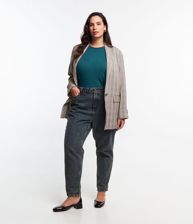 Blusa en Ribana sin Sisa Curve & Plus Size 2