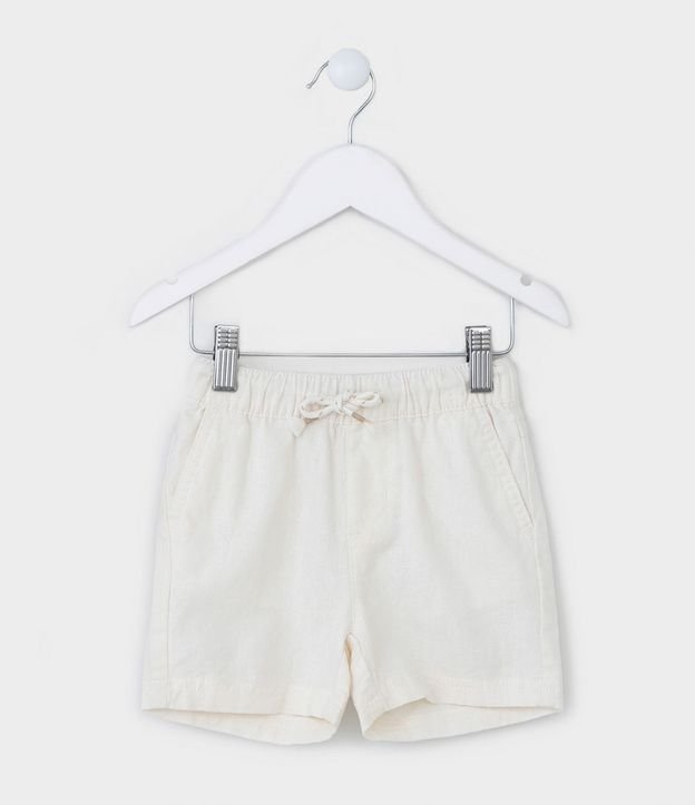 Bermuda Infantil en Lino con Bolsillo - Talle 1 a 5 años 1