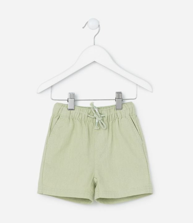 Bermuda Infantil en Lino con Bolsillo - Talle 1 a 5 años 2