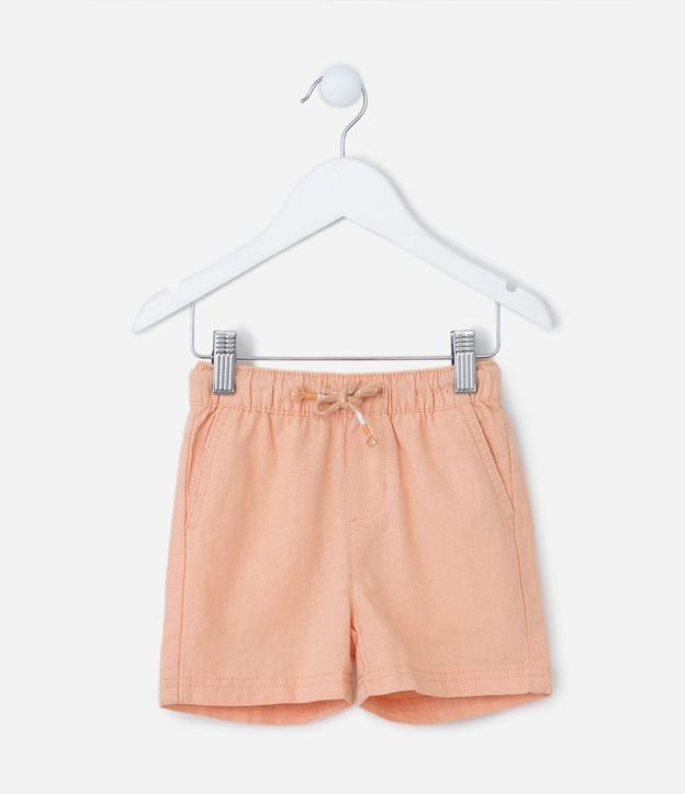 Bermuda Infantil en Lino con Bolsillo - Talle 1 a 5 años