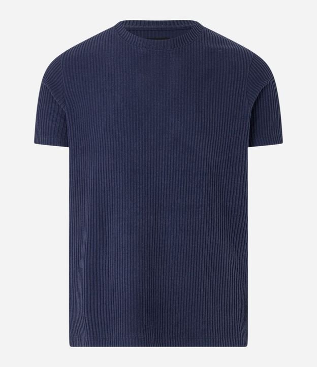 Remera en Rib con Textura Atercipelada 5