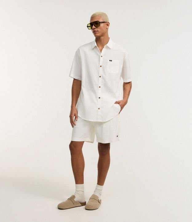 Camisa Relaxed en Cáñamo con Bolsillo 3