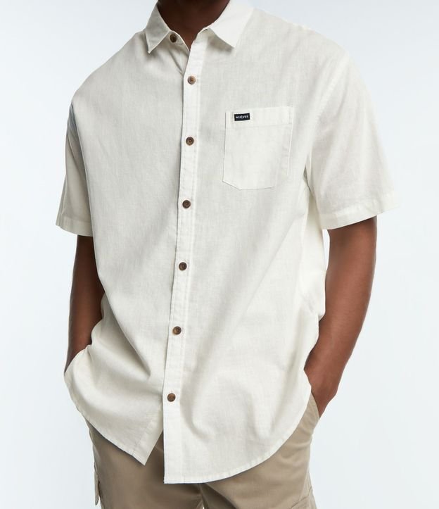 Camisa Relaxed en Cáñamo con Bolsillo 6