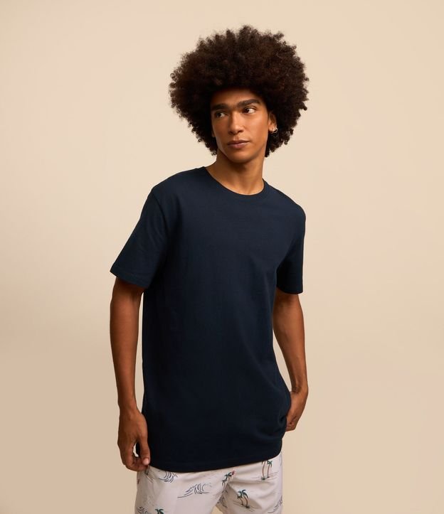 Remera Comfort Básica en Tejido Texturizado 2