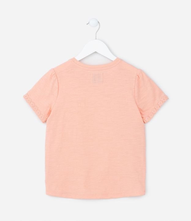 Blusa Infantil con Bolsillo y Bordado Broderie - Talle 1 a 5 años 2