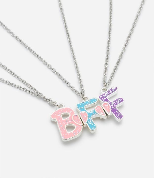 Kit 03 Collares Infantiles con Colgante de BFF