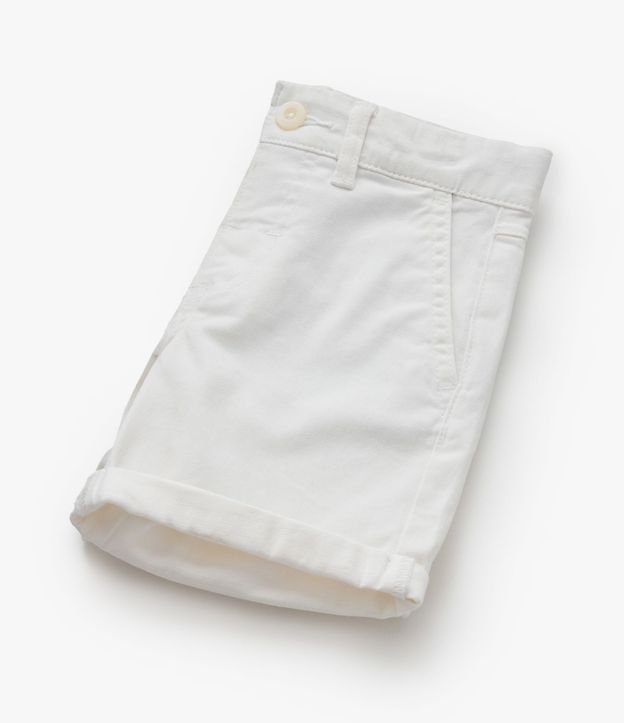 Bermuda Infantil con Bolsillo Cuchilla y Bajo Plegado - Talle 1 a 5 años 5