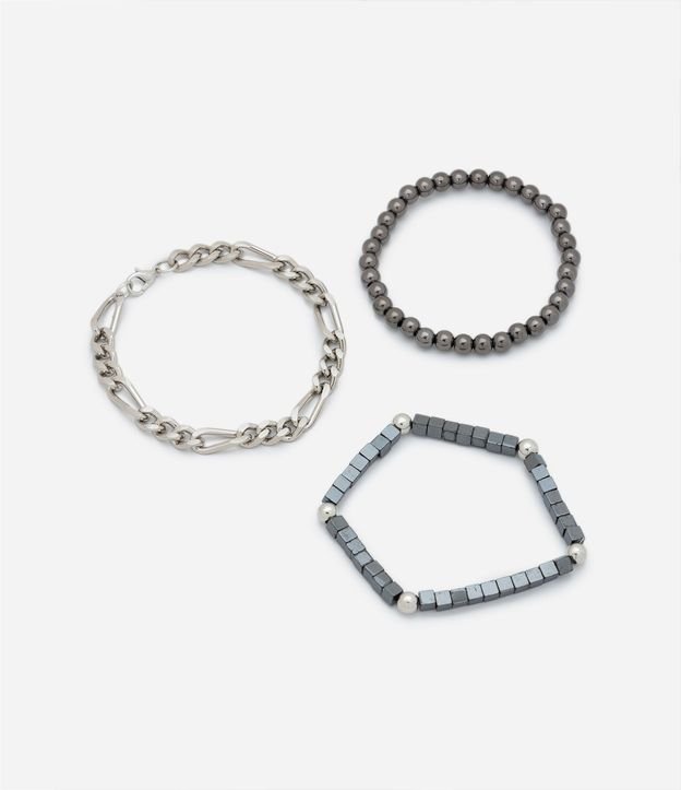 Kit 03 Pulseras en Metal con Modelos Surtidos 2