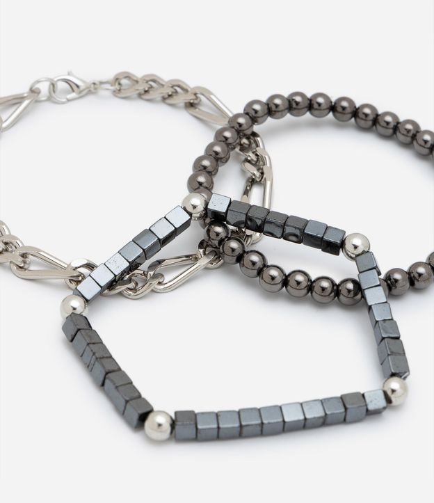 Kit 03 Pulseras en Metal con Modelos Surtidos 3