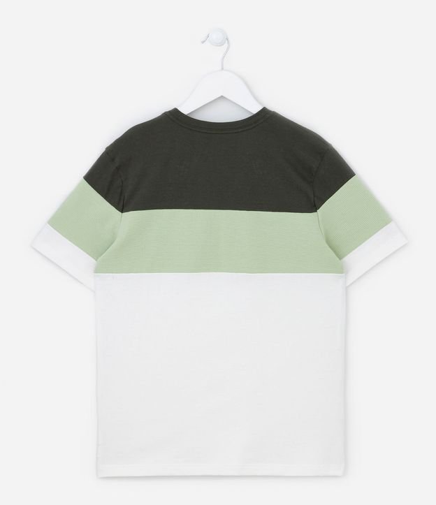 Remera Infantil con Estampa California y Recortes Texturizados - Talle 5 a 14 años 3