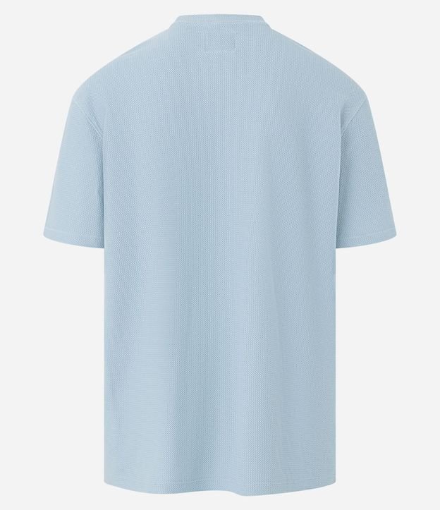 Remera en Algodón con Textura Chevron 6