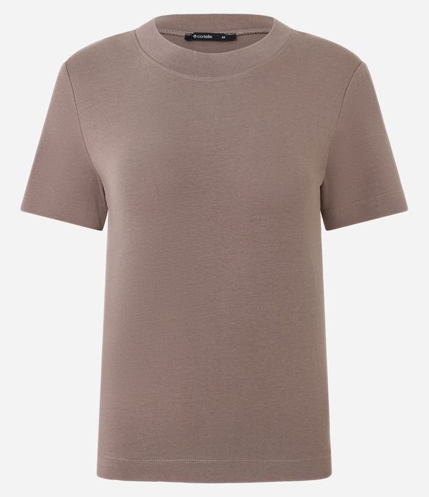 Blusa en Rib con Cuello Redondo 6