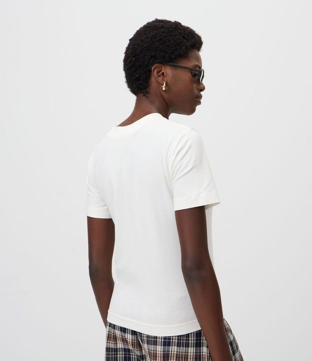 Blusa en Rib con Cuello Redondo 5
