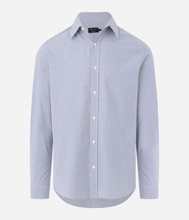 Camisa Social en Tricolina de Cuadros Grid 8