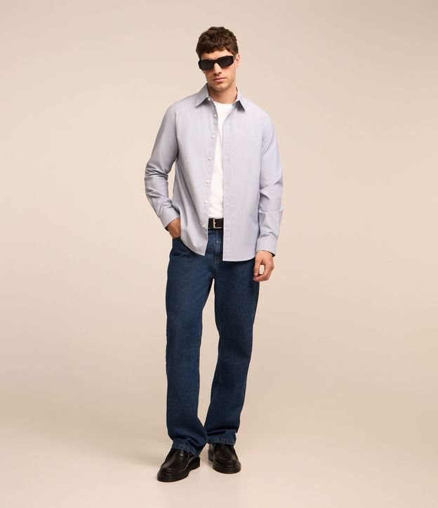 Camisa Social en Tricolina de Cuadros Grid 3