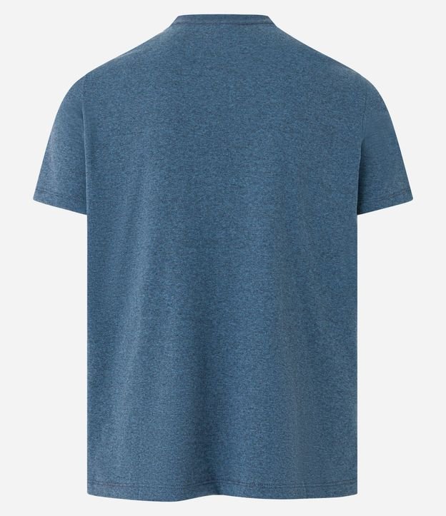 Remera Regular en Media Malla con Estampa Círculo con Montaña 7