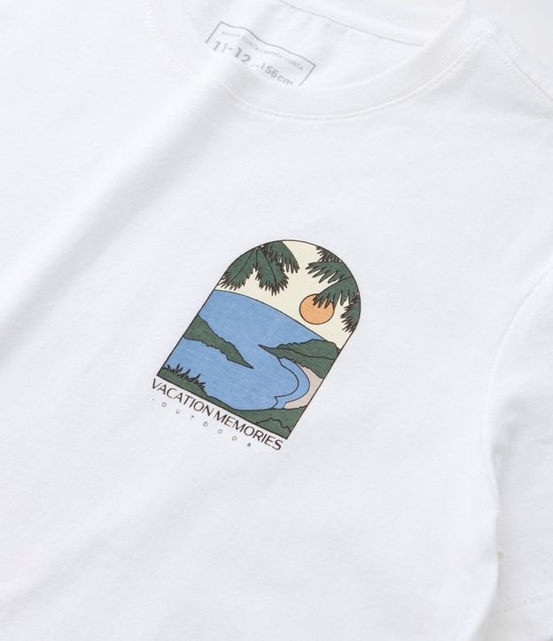 Remera Infantil con Estampa de Paisaje - Talle 5 a 14 años 4