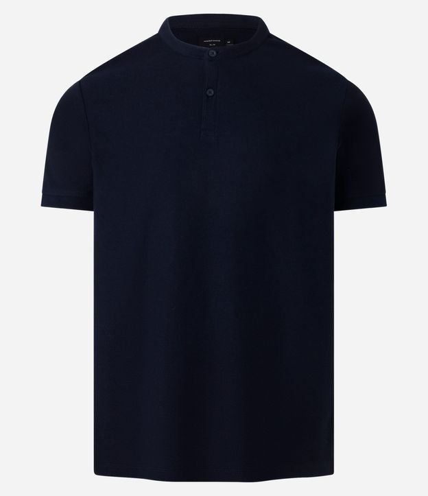Camisa Polo Slim en Piquet Texturizado con Cuello Polo 7