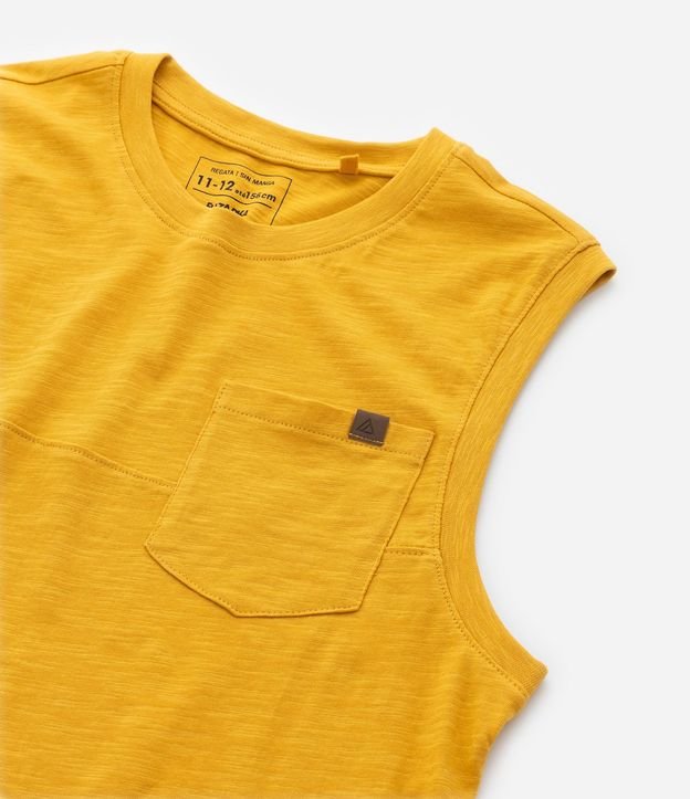 Musculosa Infantil en Flamé con Bolsillo - Talle 5 a 14 años 6