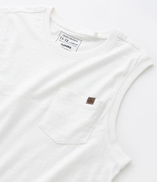Musculosa Infantil en Flamé con Bolsillo - Talle 5 a 14 años 6