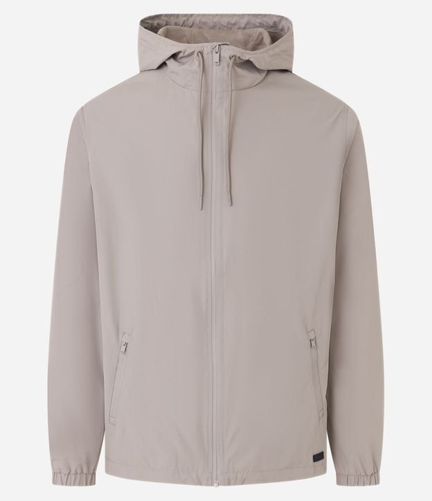 Campera Rompevientos con Capucha y Bolsillo con Cierre 9