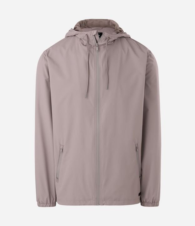 Campera Rompevientos con Capucha y Bolsillo con Cierre 10