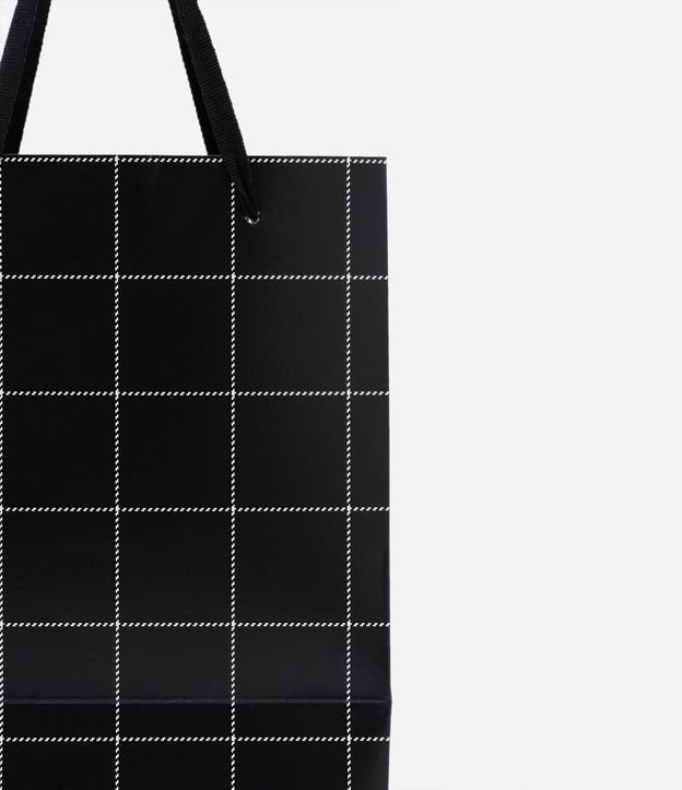 Bolsa de Regalo Pequeña con Estampa de Cuadros 3