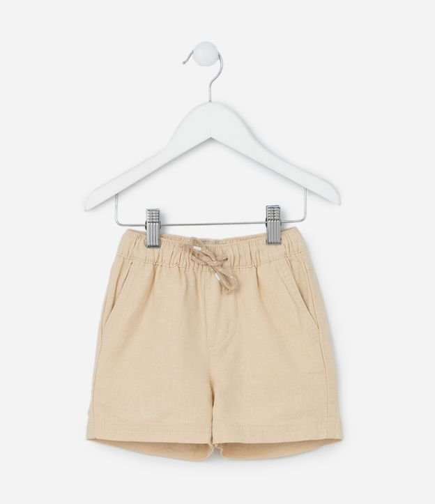 Bermuda Infantil en Lino con Bolsillo - Talle 1 a 5 años 2