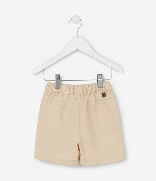 Bermuda Infantil en Lino con Bolsillo - Talle 1 a 5 años 3