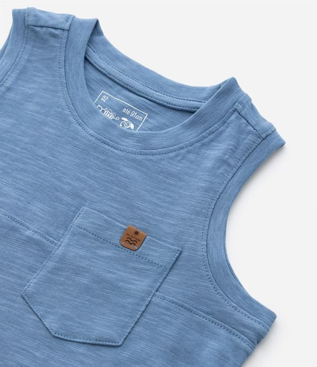 Musculosa Infantil en Algodón con Bolsillo - Talle 1 a 5 años 6