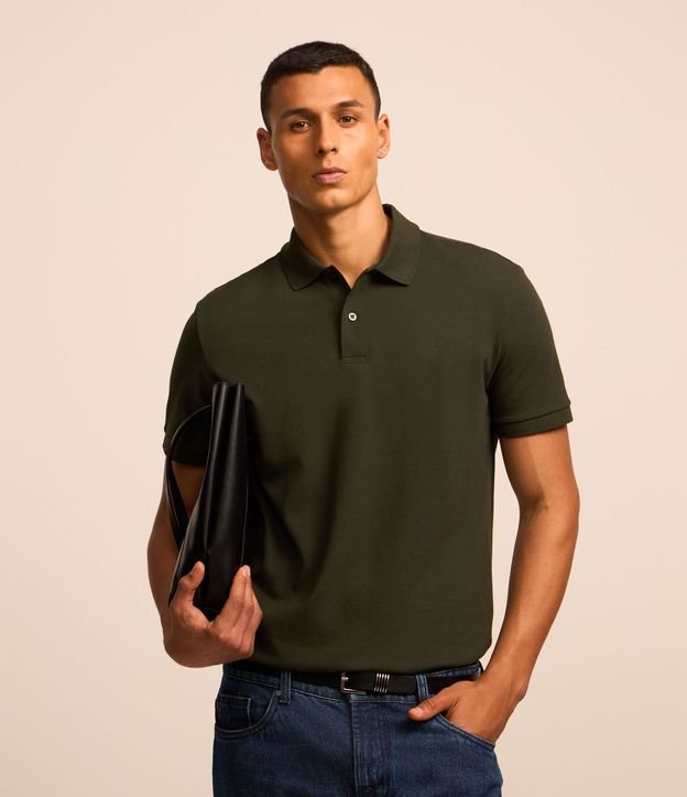 Remera Polo Comfort en Algodón Peruano