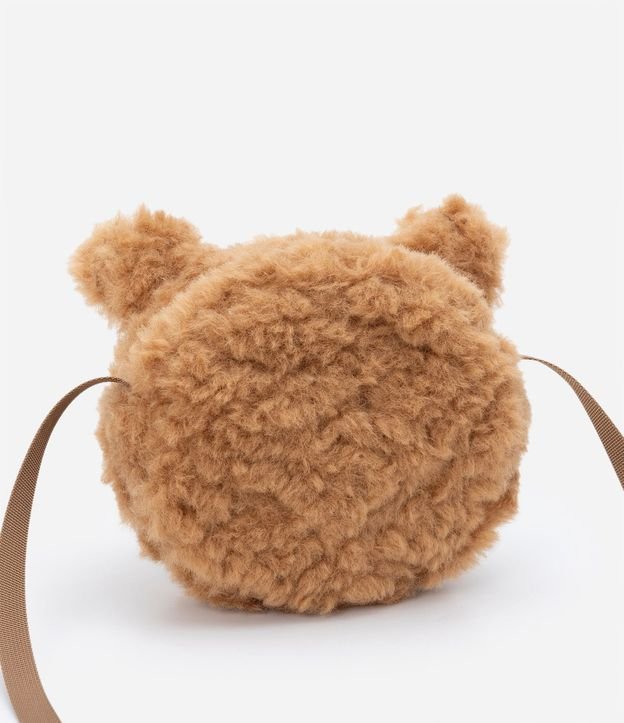 Bolso Transversal Infantil en Forma de Osito Peluche - Talle U 4