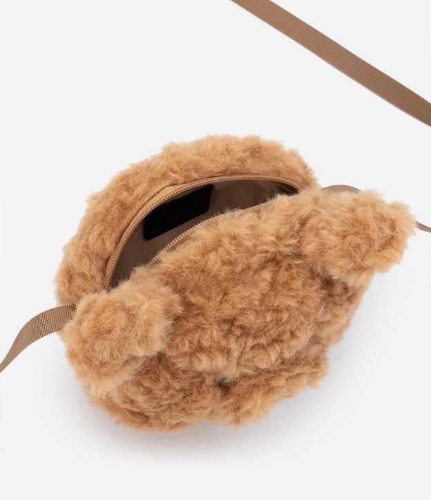 Bolso Transversal Infantil en Forma de Osito Peluche - Talle U 5