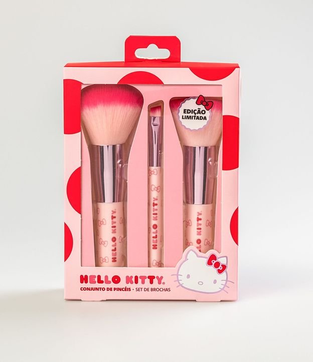 Kit 03 Mini Brochas de Maquillaje Hello Kitty