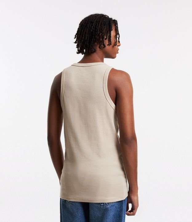 Musculosa Regular Básica en Rib de Algodón 5