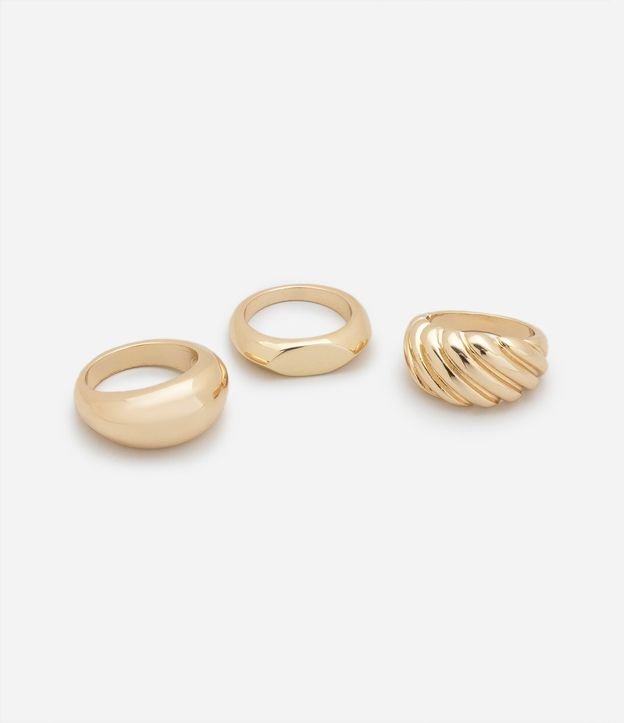 Kit 03 Anillos Medianos con Efecto Bold 3