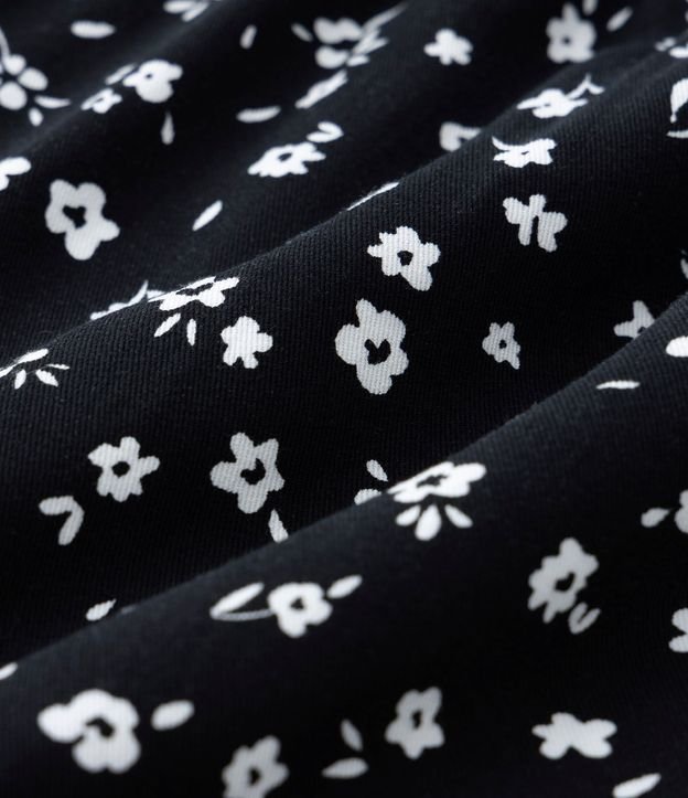 Vestido Infantil en Viscosa con Estampa Floral - Talle 5 a 14 años 3