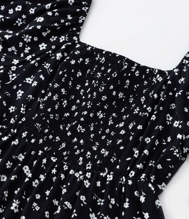 Vestido Infantil en Viscosa con Estampa Floral - Talle 5 a 14 años 5