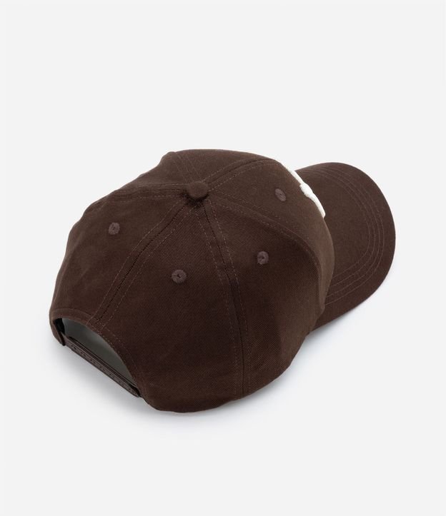 Gorra Ala Curva de Algodón Bordado New York 7