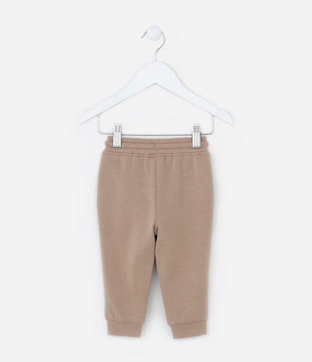 Pantalón Jogger Infantil en Modal - Talle 0 a 12 meses 4